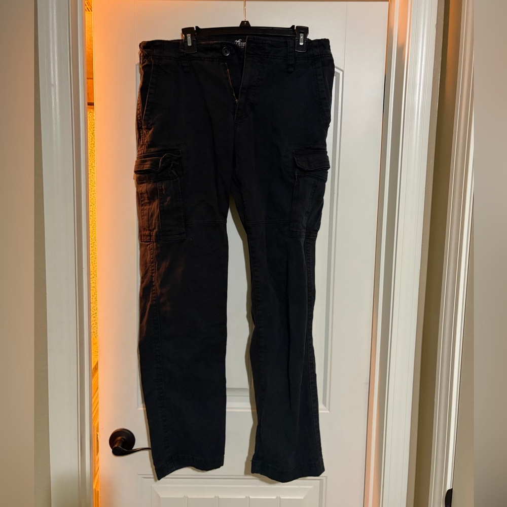 Men’s Black Cargo Jeans